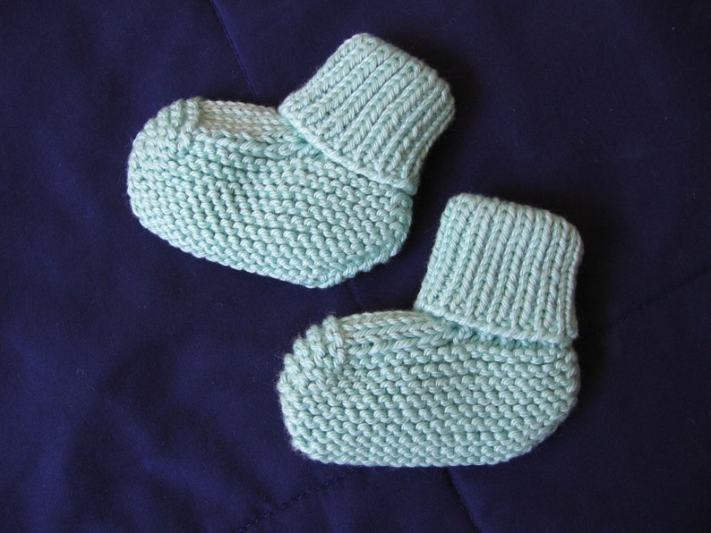 Cozy Baby Booties knitting pattern pdf digital download image 4