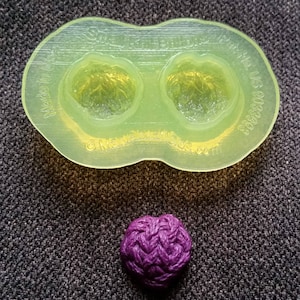 Marvelous Molds Small Knit Buttons Silicone Mold