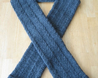 Timothy Herringbone Scarf knitting pattern (pdf digital download)