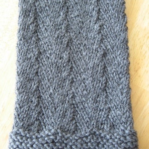 Timothy Herringbone Scarf knitting pattern (pdf digital download)