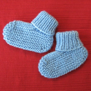 Cozy Baby Booties knitting pattern pdf digital download image 3