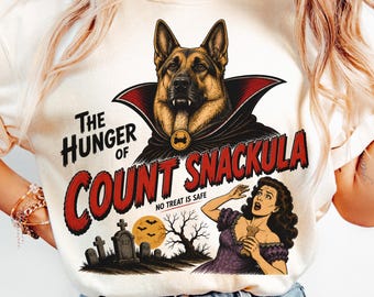 German Shepherd Halloween Shirt German Shepherd Gifts Vampire German Shepherd Shirt Retro Spooky Dog Shirt Funny Dog Mom Gift