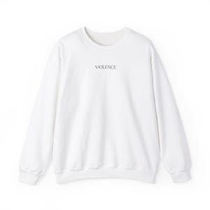 Violence Sweater Sweatshirt booktok fandom merch bookish book club merch gift for reader her violent & custom embroidery White
