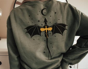 Bluza z motywem smoka, prezent dla czytelnika fantasy, gadżet książkowy
