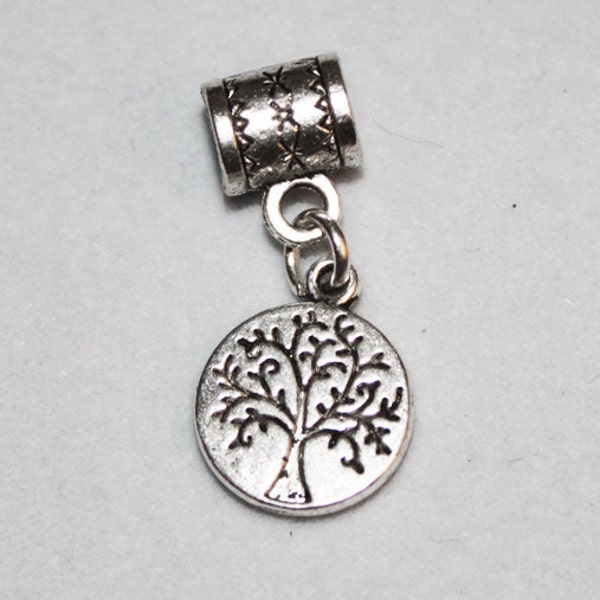 Silver Tree Big Hole Bead s’adapte à tous les Européens, tous ajouter un bracelet de charme de perles Bijoux AAB-Sy073