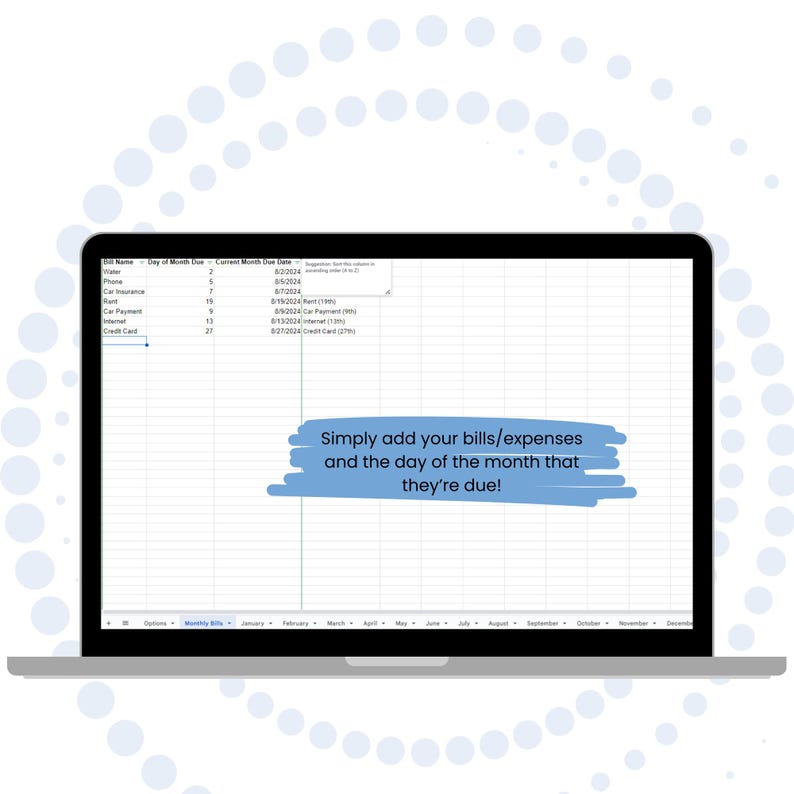 2026 Monthly Planner: Editable Google Sheets Calendar Template - Etsy