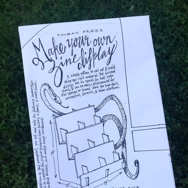 Make Your Own Zine Display pattern