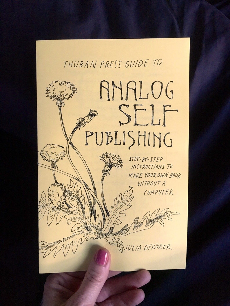 Thuban Press Guide to Analog Self Publishing zine pakket van vijf afbeelding 1