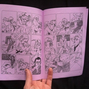 The Hideous Dropping Off of the Veil minicomic MATURE image 4