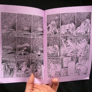 The Hideous Dropping Off of the Veil minicomic MATURE