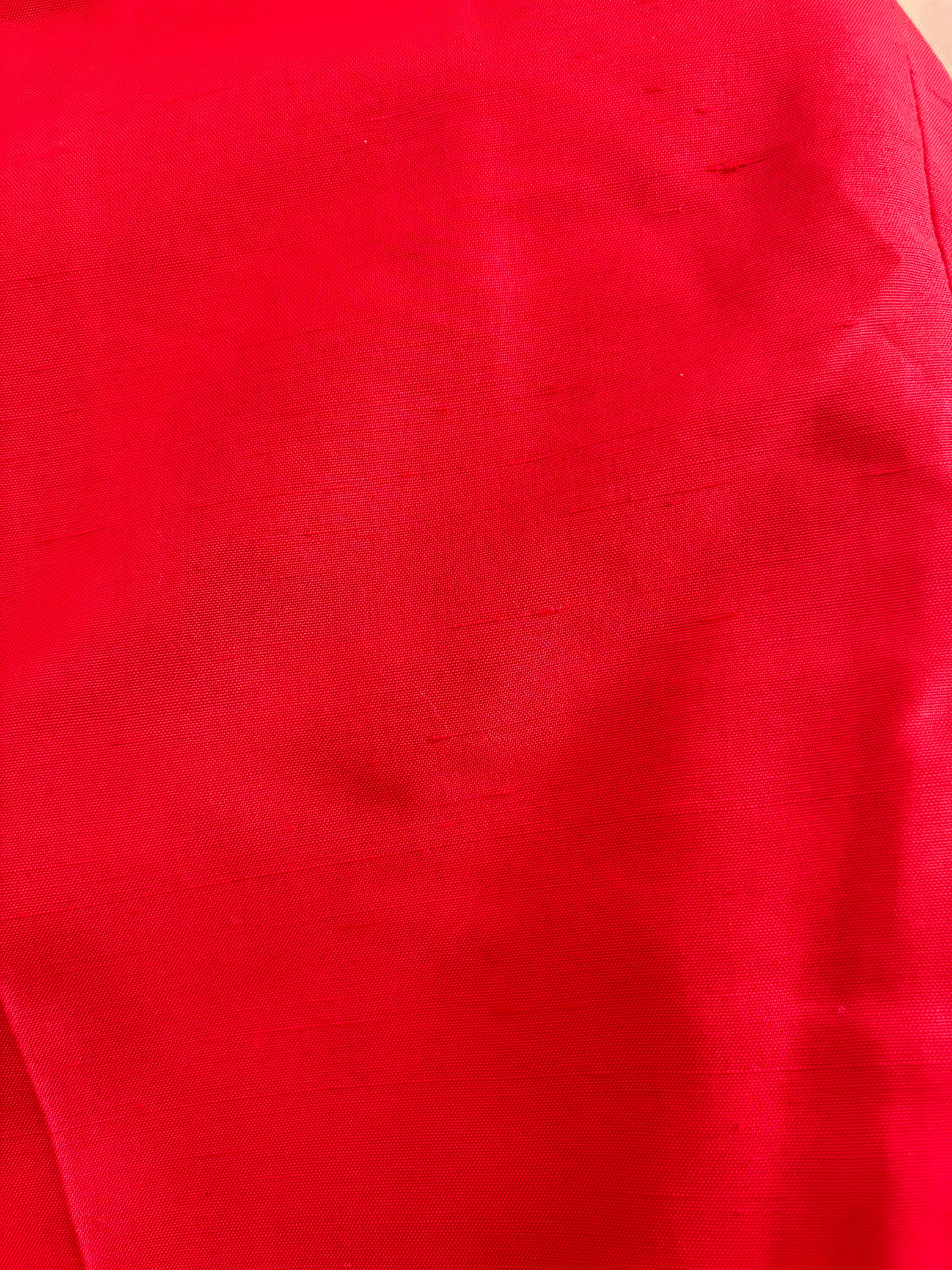 Vintage YSL Rive Gauche Red Silk - 92 Documented Yves Saint