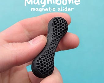 Magnibone Magnetic Knöchelroller Fidget Toy für Schule und Büro personalisierbares Geschenk Fingerroller Geschicklichkeitsspiel Stim Stress