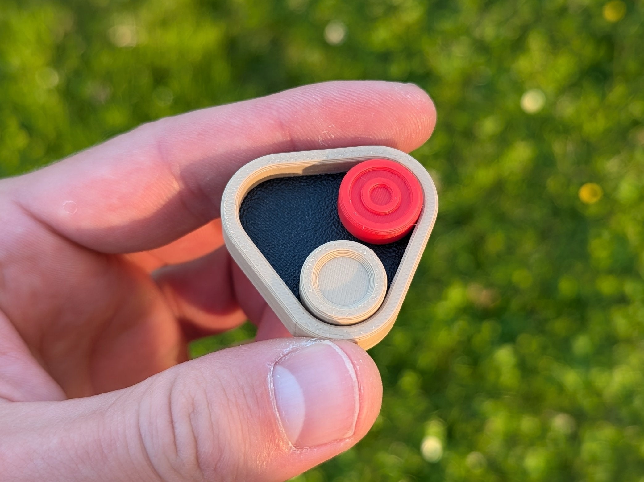 The Triforce Fidget toy magnet slider | customizable different colors and buttons | work | school | gift ADHD
