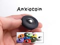 Anxiocoin Fidget Toy Worry Stone Worry Coin Perfect for Everyday Use Quiet Desk Toy Personalizable Gift