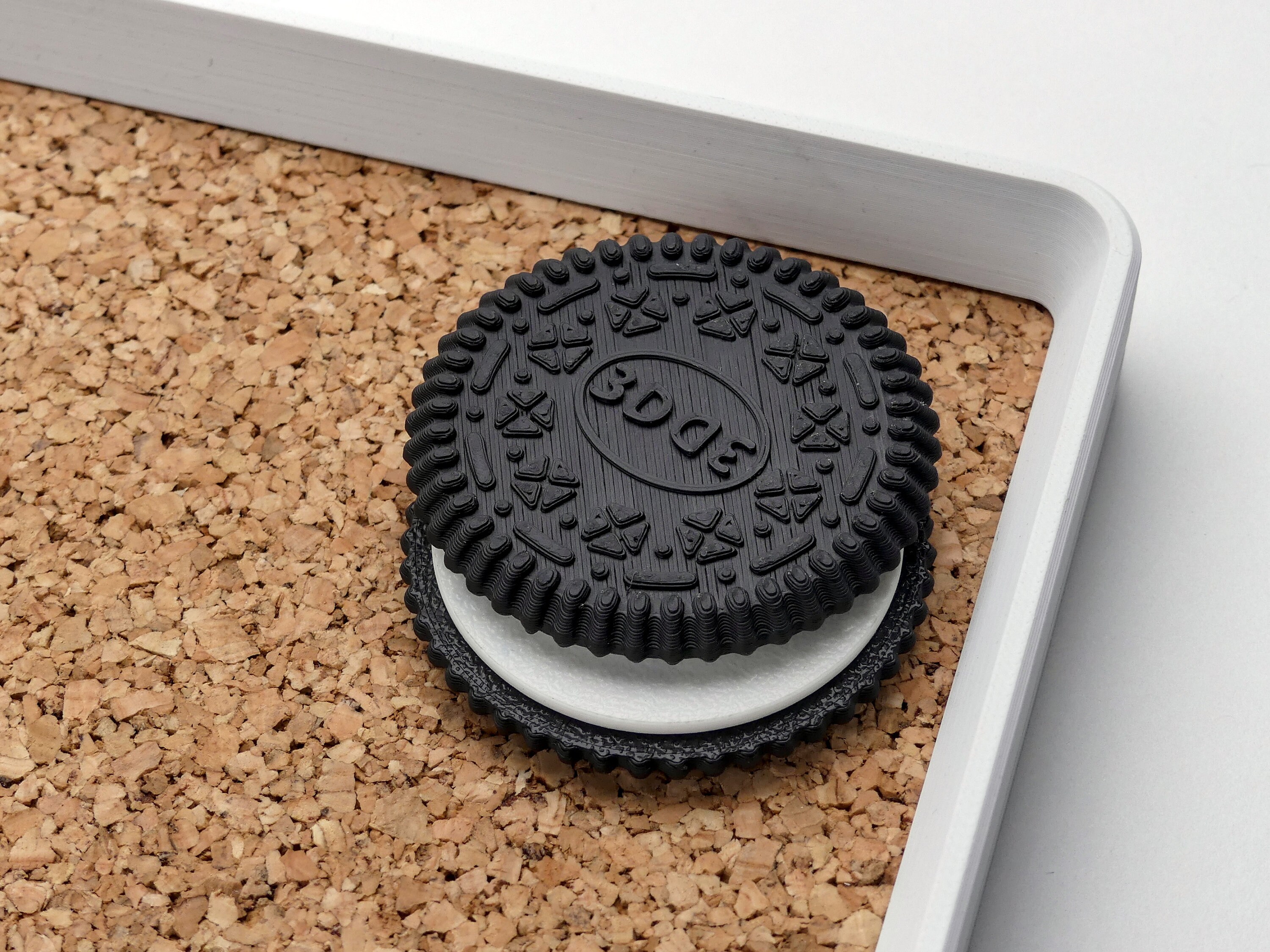 Oreo Cookie Fidget toy magnet slider | haptic desk toy | magnetic | work | school | gift