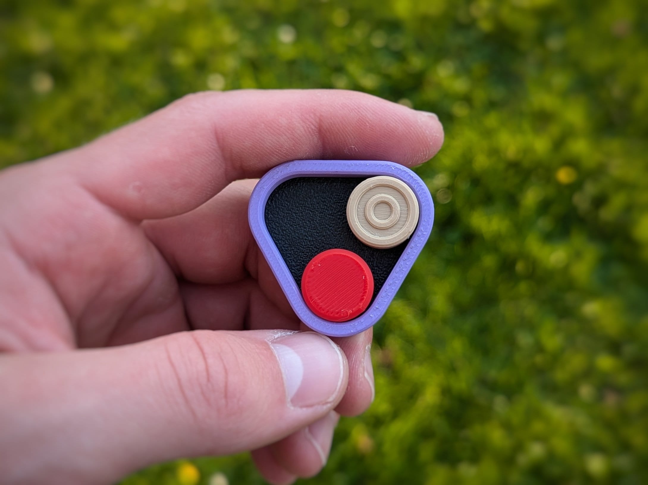 The Triforce Fidget toy magnet slider | customizable different colors and buttons | work | school | gift ADHD