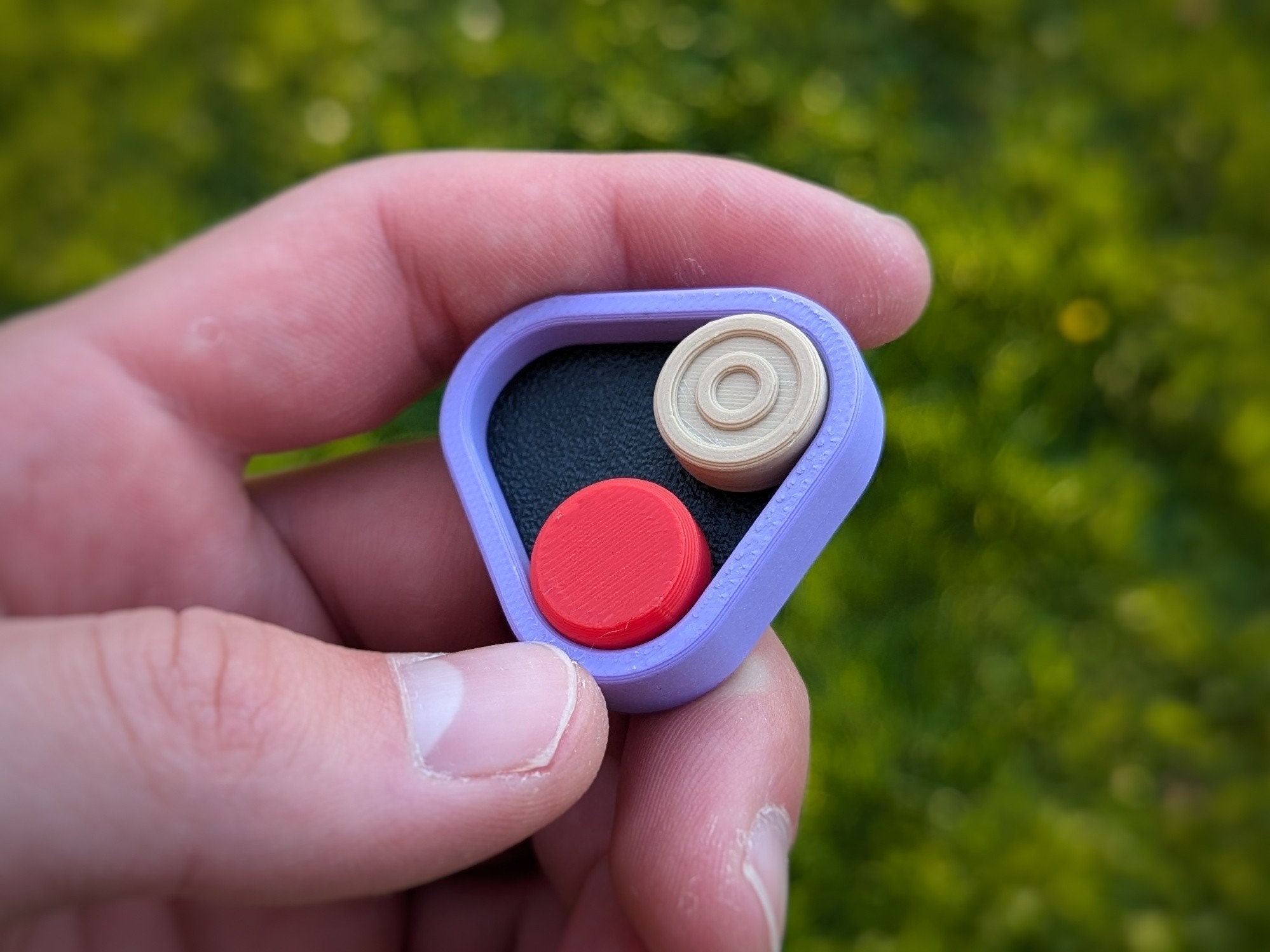 The Triforce Fidget toy magnet slider | customizable different colors and buttons | work | school | gift ADHD