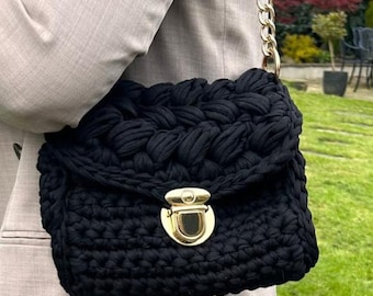 Abbie - Sac en tricot au crochet