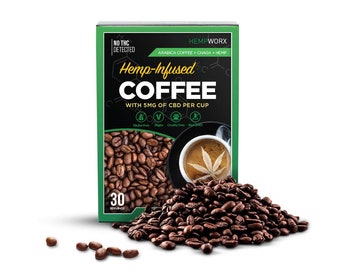 Hempworx coffee infused with cbd