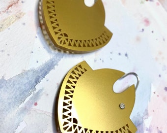 Tuareg earrings in Gold