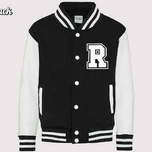 Chaqueta universitaria personalizada para niños: nombre personalizado, estilo Letterman