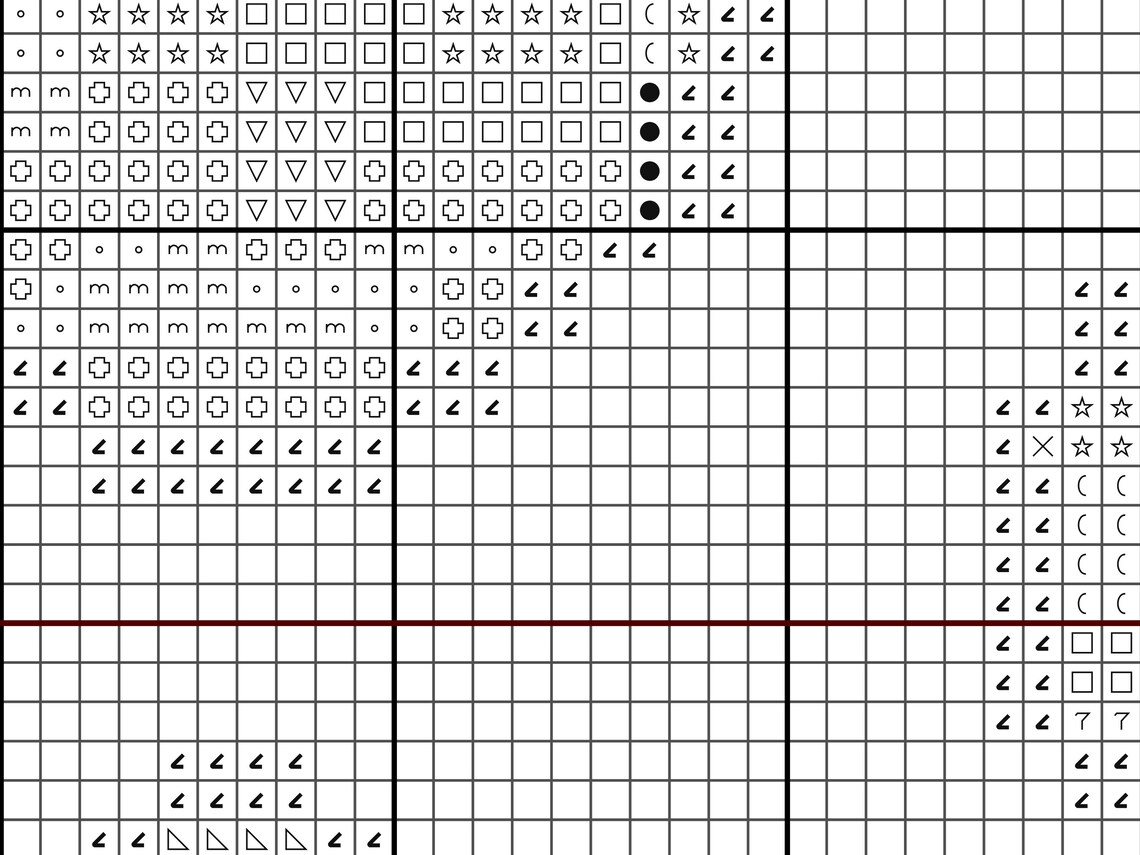 Mario Power up Cross Stitch Pattern PDF Downloadable Video Game Super ...