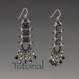 Beaded Earrings Tutorial: River Walk Digital Download