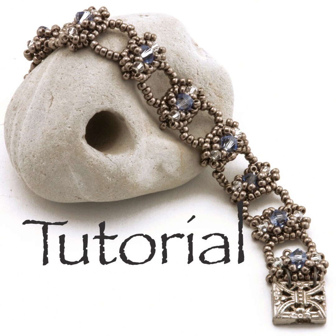 Seed Bead and Crystal Bracelet Tutorial Laura's Links - Etsy