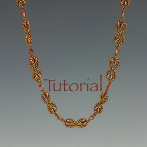 Beadweaving Pattern Nouveau SuperDuo Chain Tutorial Digital Download