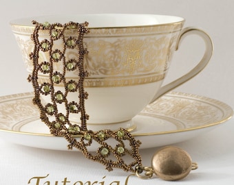 Beaded Bracelet Tutorial Edwardian Splendor Digital Download