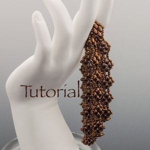 SuperDuo Beadwoven Bracelet Tutorial Sensuous Strands Digital Download