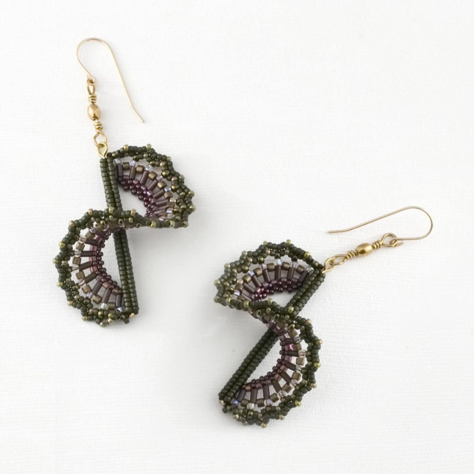 Beaded Earrings Tutorial Wind Dancer Digital Download Etsy