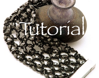 Hubble Stitch Feuerpolitur und Seed Bead Bead Bracelet Tutorial An der Oper