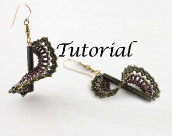 Beaded Earrings Tutorial Wind Dancer Digital Download