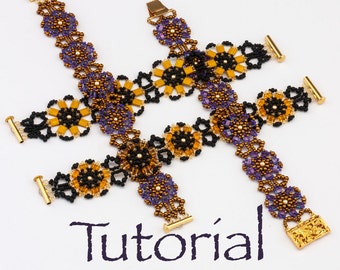 2-Hole Beadweaving tutorial Decisions, Decisions Instant Digital Download using SuperDuos, Rullas, Half-Tilas or Tilas