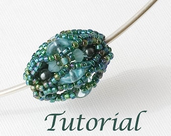 Beaded Bead Tutorial  Lagoon (Advanced) Digital Download