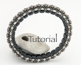 Beadwoven Bracelet Tutorial Magic Bangle (advanced) Digital Download