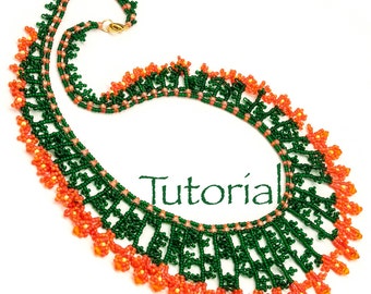 Seed Bead Necklace Tutorial Tickle Me Necklace Instant Digital Download