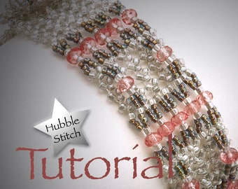 Hubble Stitch Rocailles Armband Anleitung mit Toggle Verschluss Carinae