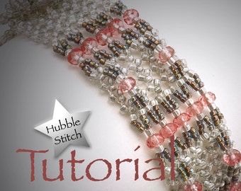 Hubble Stitch Seed Bead Bracelet Tutorial with Toggle Clasp Carinae