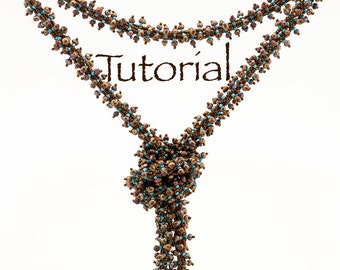 Bead Weaving Tutorial That Textured Rope with Seed Beads and Pearls Digital Download