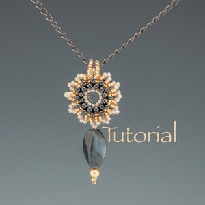 Beadwoven Pendant Tutorial Lollipop, Lollipop Digital Download