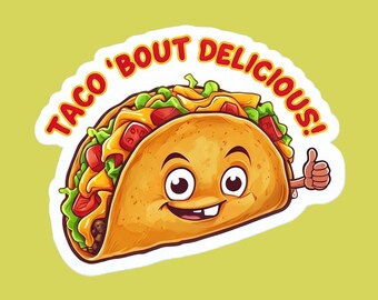 Taco 'Bout Lecker Sticker