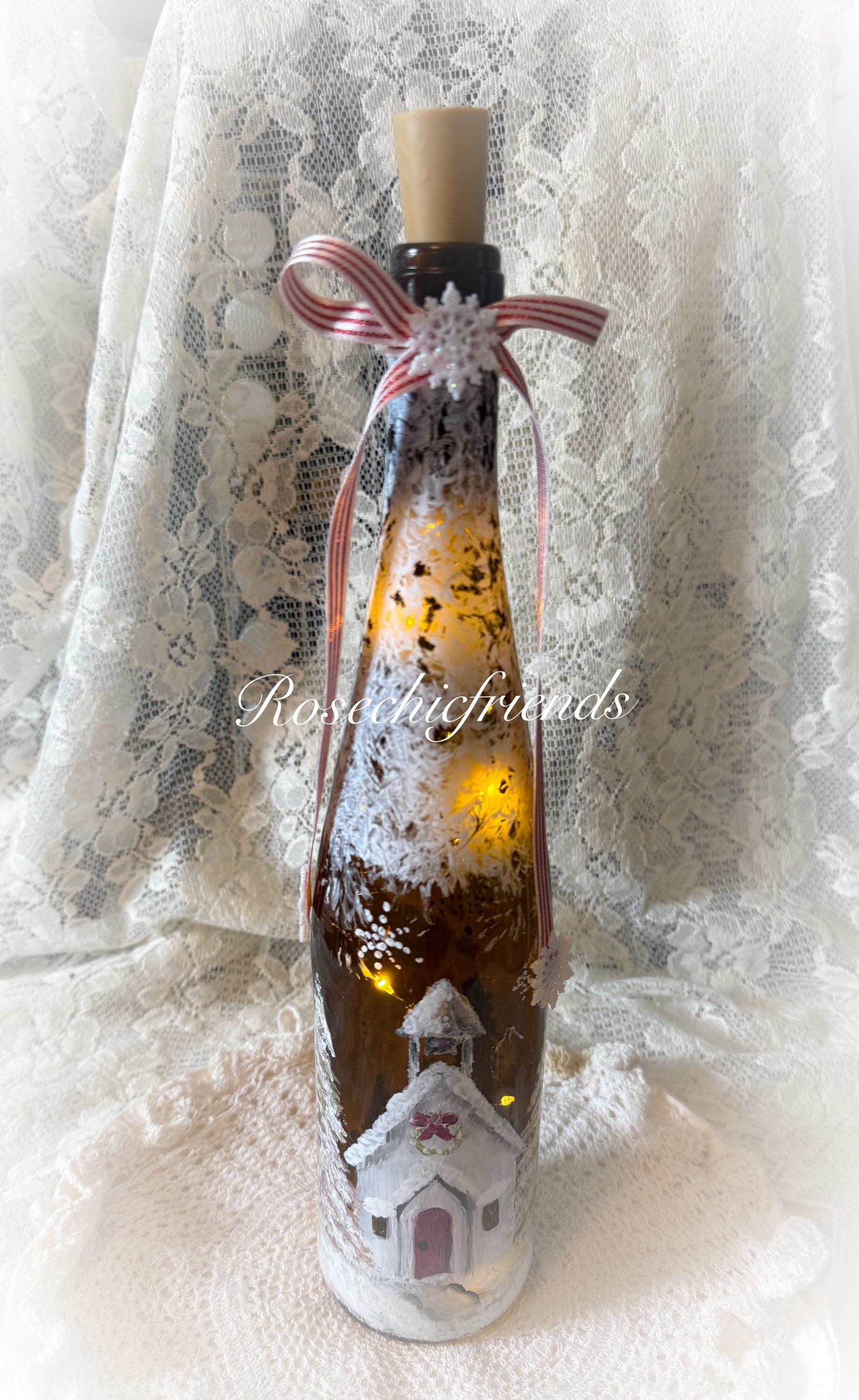 Botellas decoradas - Etsy México, image size:1841x3000