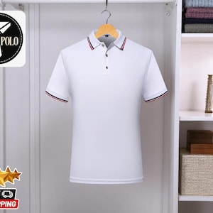 Custom Polo Shirt | Embroidered Logo for Men and Women | Short Sleeve Lapel Top | Personalized Apparel | Casual & Stylish Design