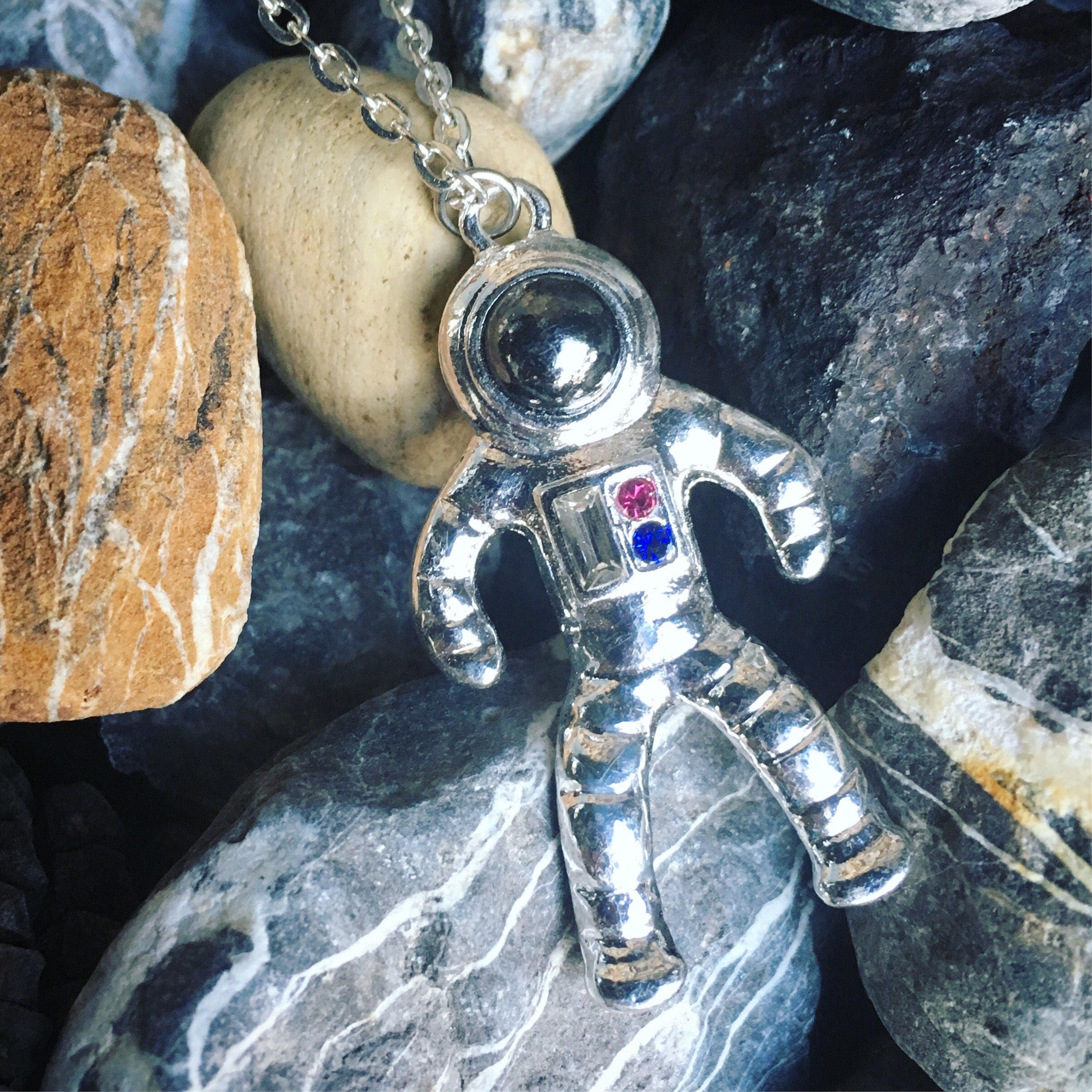 Astronaut Necklace Spaceman Necklace Astronaut Charm -  New Zealand