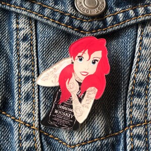 Collier/Sautoir tattoo tatouage punk hipster Ariel la petite sirène-Disney  - Neuf