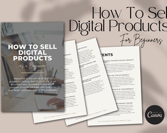How to Sell Digital Products Ebook: Beginner's Guide (PDF)