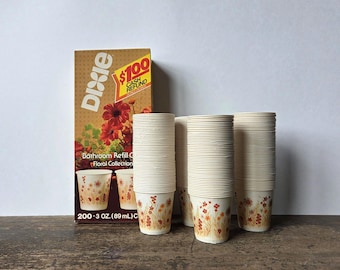 Vintage Dixie 3oz 200 Count Bathroom Refill Cups