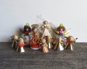 Vintage Kitschy Angel Ornaments